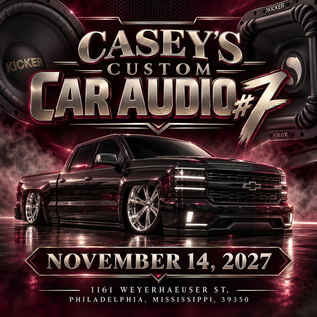 Casey's Custom Car Audio #7 flyer