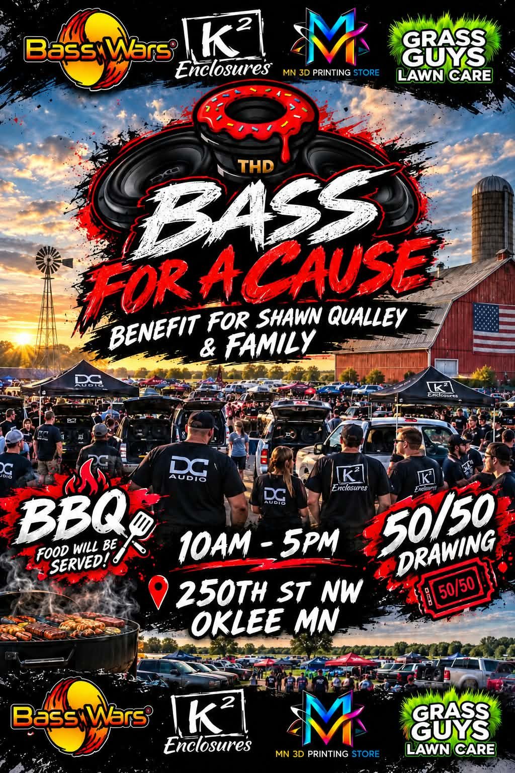 Bass for a Cause flyer